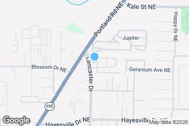 Map image of the property - Crestbrook Apartments