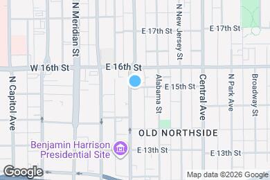 Map image of the property - 1475 N Delaware St