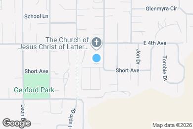 Map image of the property - 419 Leland Dr