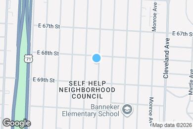 Map image of the property - 6812 College Ave