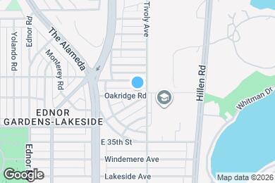 Map image of the property - 1544 Oakridge Rd