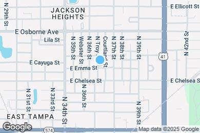 Map image of the property - 4503 N Troy St
