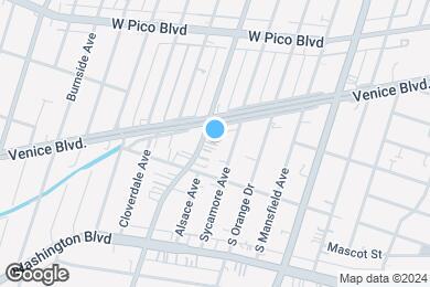 Map image of the property - 1612 S Redondo Blvd