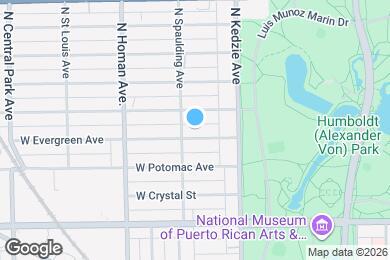 Map image of the property - 3248 W Evergreen Ave