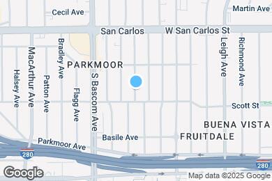Map image of the property - 468 Arleta Ave