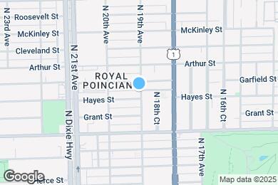 Map image of the property - 1108 N 19th Ave
