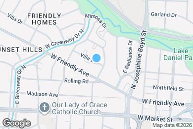 Map image of the property - 1805 Villa Dr
