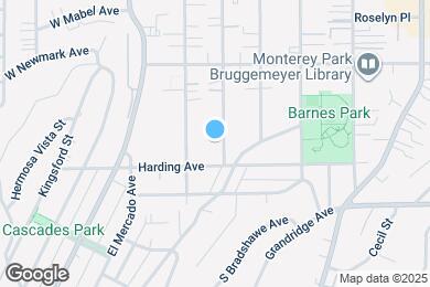 Map image of the property - 425 S Moore Ave
