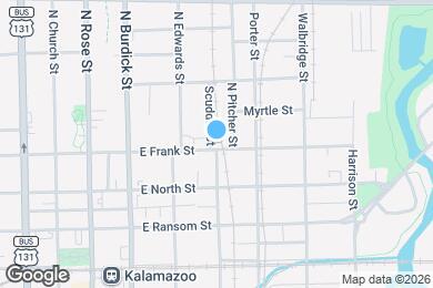 Map image of the property - 815 N Pitcher St