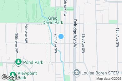 Map image of the property - 5455 25th Ave SW