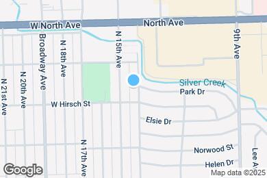 Map image of the property - 1714 N 14th Ave