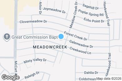 Map image of the property - 2805 Galemeadow Dr