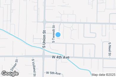 Map image of the property - 4215 W 2nd Ave