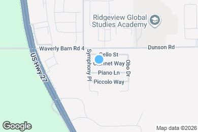 Map image of the property - 145 Clarinet Way
