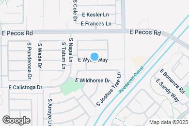 Map image of the property - 3881 E Wyatt Way