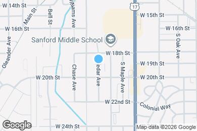 Map image of the property - 1903 S Cedar Ave