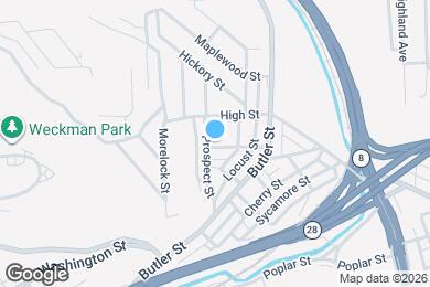 Map image of the property - 38 Walnut St