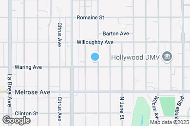 Map image of the property - 809 N Las Palmas Ave