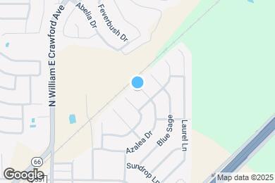 Map image of the property - 605 Azalea Dr