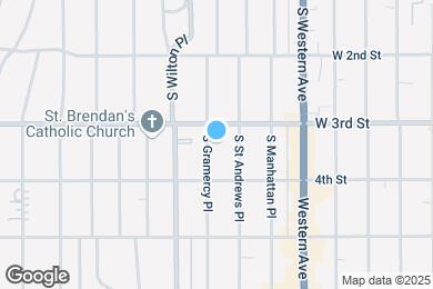 Map image of the property - 320 S Gramercy Pl