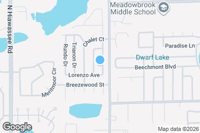 Map image of the property - 3656 Yosemite Dr