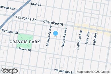 Map image of the property - 3453 Pennsylvania Ave
