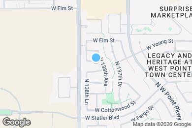 Map image of the property - 13833 W Bola Dr