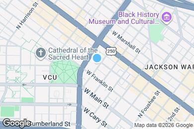 Map image of the property - 505 W Grace St