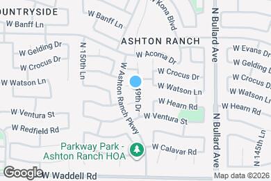 Map image of the property - 14909 W Watson Cir