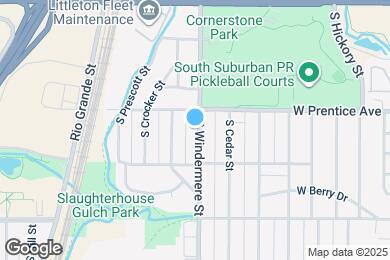 Map image of the property - 5339 S Windermere St