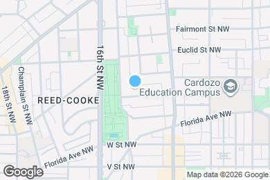 Map image of the property - 1447 Chapin St NW