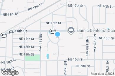Map image of the property - 1246 NE 13th Ave