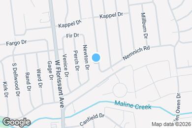 Map image of the property - 9717 Dennis Dr