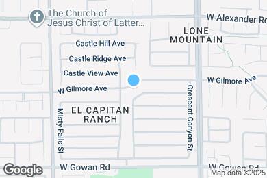 Map image of the property - 8637 W Gilmore Ave