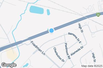 Map image of the property - Oaks Place