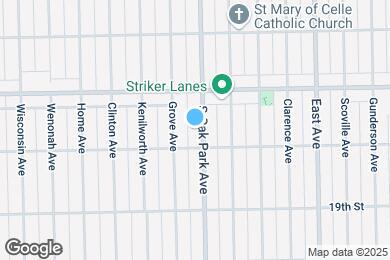 Map image of the property - 1630 Oak Park Ave