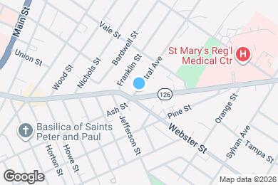 Map image of the property - 7 Central Ave