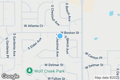 Map image of the property - 2609 S Chestnut Ave
