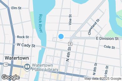 Map image of the property - 210 Cole St