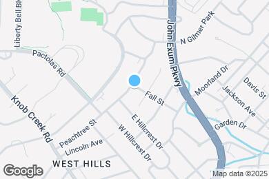 Map image of the property - 703 Fall St