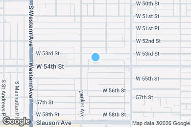 Map image of the property - 1529 W 54th St