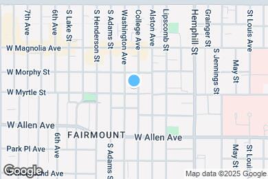 Map image of the property - 1420 College Ave