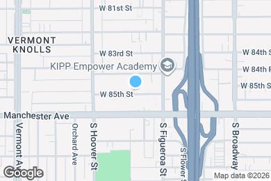 Map image of the property - 611 W 85th St