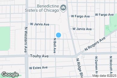 Map image of the property - 2143 W Chase Ave