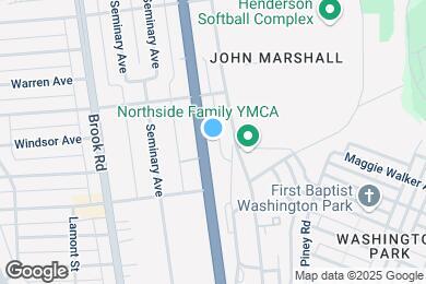 Map image of the property - 4217 Chamberlayne Ave