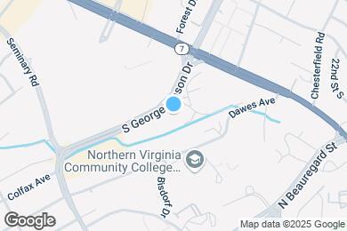 Map image of the property - 3709 S George Mason Dr