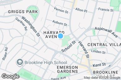 Map image of the property - 34 A Harvard Ave