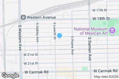 Map image of the property - 2147 W 19th St