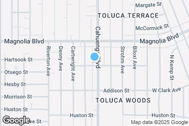 Map image of the property - 5103 Cahuenga Blvd