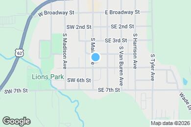 Map image of the property - 418 S Main Ave